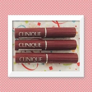 Lot of 3 Clinique Almost Lipstick Black Honey
